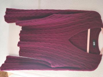 Gobi Cashmere trui oversized maat S in Burgundy wine  beschikbaar voor biedingen