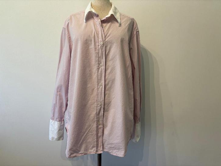 SAMSØE SAMSØE Salovas Shirt - Lilac Snow - Maat M NIEUWSTAAT, Kleding | Dames, Blouses en Tunieken, Nieuw, Maat 38/40 (M), Overige kleuren