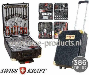 Kunststof gereedschapstrolley gevuld beschikbaar voor biedingen