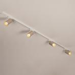 150cm spots rails wit beige goud keuken tafel bedrijf lamp, Ophalen of Verzenden, Nieuw, Minder dan 50 cm