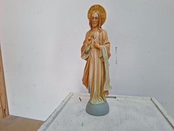 antiek porseleinen heiligbeeld van christus beschikbaar voor biedingen