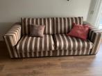 Bank met hocker, Huis en Inrichting, Banken | Bankstellen, Ophalen, Gebruikt, Driepersoons, 75 tot 100 cm