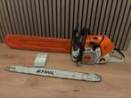 Stihl MS 500i Kettingzaag met 2 zaagbladen en nieuw ketting, Ophalen of Verzenden, Nieuw, Overige soorten