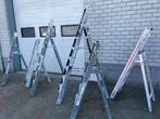 Diverse trappen en ladders + RSS dakrandbeveiliging, Doe-het-zelf en Verbouw, Ophalen, Gebruikt, Trap