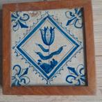 Antieke tegel, kwadraattegel, Antiek en Kunst, Antiek | Wandborden en Tegels, Ophalen of Verzenden