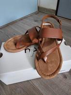 Bruin leren sandalen Harper, maat 36, Nieuw (WKB), Ophalen of Verzenden, Nieuw, Bruin, Sandalen of Muiltjes