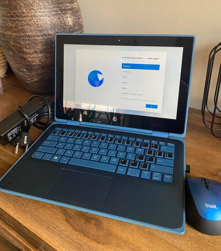 HP Probook 360 11 G15 EE, Computers en Software, Chromebooks, Zo goed als nieuw, 14 inch, 4 GB of minder, 128 GB, Qwerty, Touchscreen