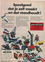 Retro reclame 1970 Plasticant speelgoed constructie, Verzenden, Overige typen