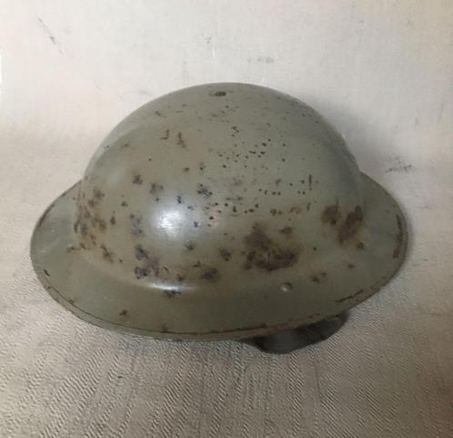 Belgische helm 1949 - naar Brits wo2 model "Brodie", Verzamelen, Militaria | Algemeen, Landmacht, Helm of Baret, Engeland, Ophalen of Verzenden
