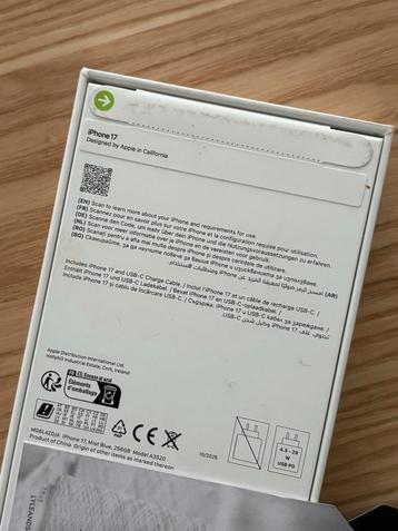 iPhone 17 256GB Mist Blue - Nieuw in Doos! beschikbaar voor biedingen