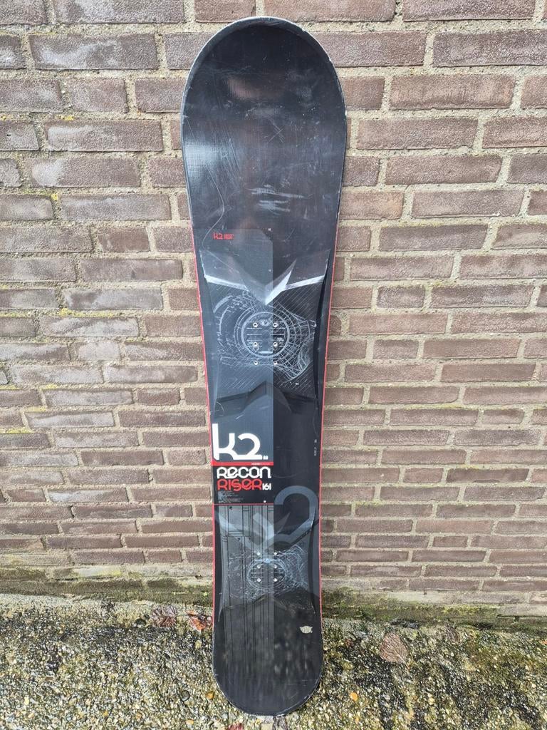 Snowboard K2 Recon Riser 161 (evt met bindingen), Sport en Fitness, Ophalen, Gebruikt, Board