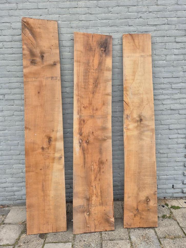 Kersenhouten schaaldelen, Doe-het-zelf en Verbouw, Hout en Planken, Zo goed als nieuw, Overige typen, Overige houtsoorten, 200 tot 250 cm