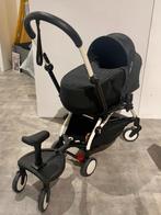 Stokke YOYO² buggy, reiswieg en meerijdplankje black/ginger, Ophalen, Zo goed als nieuw, Verstelbare rugleuning