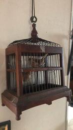 Oud vogelkooitje, Ophalen of Verzenden, Hout, Vogelkooi