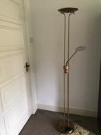 Vloerlamp brons met leeslamp, Huis en Inrichting, Lampen | Vloerlampen, Ophalen, Gebruikt, Overige materialen, 150 tot 200 cm