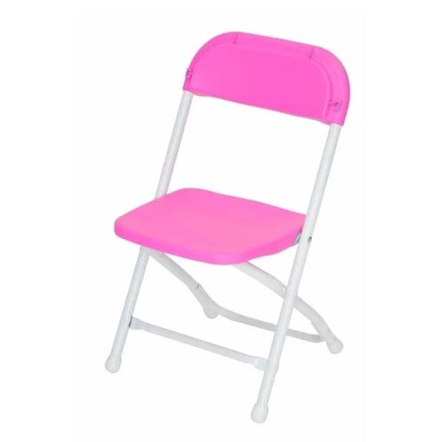 Roze kinder klapstoelen huren voor maar € 0,63, Hobby en Vrije tijd, Feestartikelen | Verhuur, Zo goed als nieuw, Ophalen