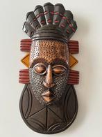 Afrikaans handgemaakte houten wandmasker, Antiek en Kunst, Kunst | Beelden en Houtsnijwerken, Ophalen of Verzenden