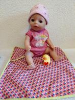 Kleine Baby Born Soft Touch Pop van Zapf Creation + Badcape., Kinderen en Baby's, Speelgoed | Poppen, Ophalen of Verzenden, Gebruikt