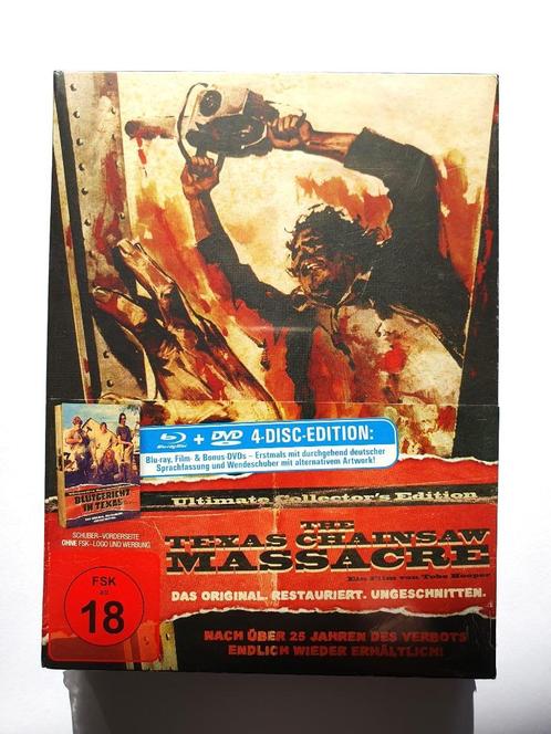 The Texas Chainsaw Massacre (4 disc, Nieuw in Seal), Cd's en Dvd's, Blu-ray, Nieuw in verpakking, Horror, Ophalen of Verzenden