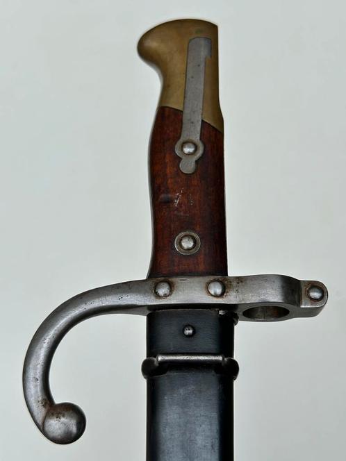 Belgische bajonet voor het Nagant Remington Rolling Block, Verzamelen, Militaria | Algemeen, Landmacht, Mes of Dolk, Overige gebieden