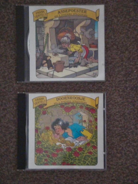 2 x CD ~ Assepoester en Doornroosje + 2 x 3 andere sprookjes, Cd's en Dvd's, Cd's | Kinderen en Jeugd, Zo goed als nieuw, Verhaal of Sprookje