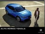 Brochure Alfa Romeo Tonale met 2 prijslijsten, Ophalen of Verzenden, Nieuw, Alfa Romeo