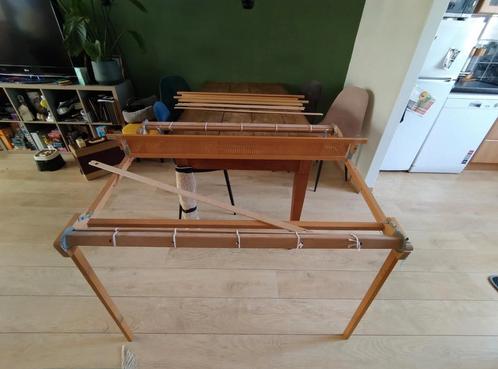 Weefgetouw, halfvrijstaand, extra breed, 107 bij 78 cm, Hobby en Vrije tijd, Overige Hobby en Vrije tijd, Gebruikt, Ophalen