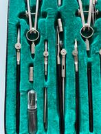 Passer etui, compleet, vintage, Ophalen of Verzenden, Zo goed als nieuw