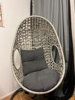 Hangstoel eivormig met standaard, Tuin en Terras, Tuinstoelen, Ophalen, Gebruikt, Metaal