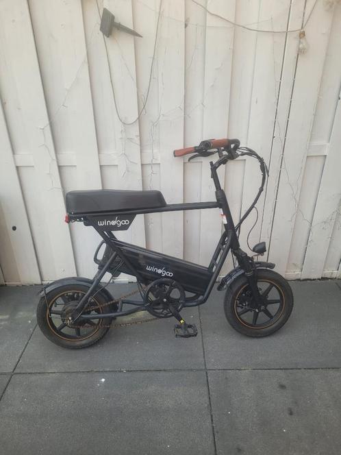 windgoo F1 zwart, Fietsen en Brommers, Elektrische fietsen, Gebruikt, Overige merken, Minder dan 47 cm, Minder dan 30 km per accu