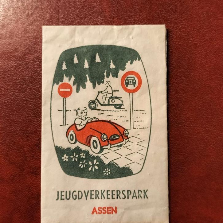 Jeugdverkeerspark Assen Suikerzakje, Verzamelen, Suikerzakjes, Nederland, Ophalen of Verzenden
