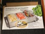 Buffetserver met warmhoudplaat nieuw in de doos, Ophalen, Nieuw