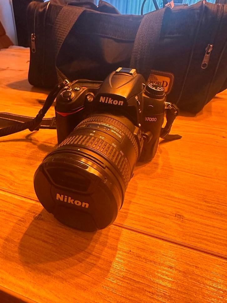 Nikon D7000 + 2 lenzen + accessoires, Audio, Tv en Foto, Fotocamera's Digitaal, Gebruikt, Spiegelreflex, Nikon, 8 keer of meer