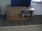 TV kast meubel hout Handgemaakt 130 cm breed, Huis en Inrichting, Ophalen, Gebruikt, 100 tot 150 cm, Minder dan 100 cm