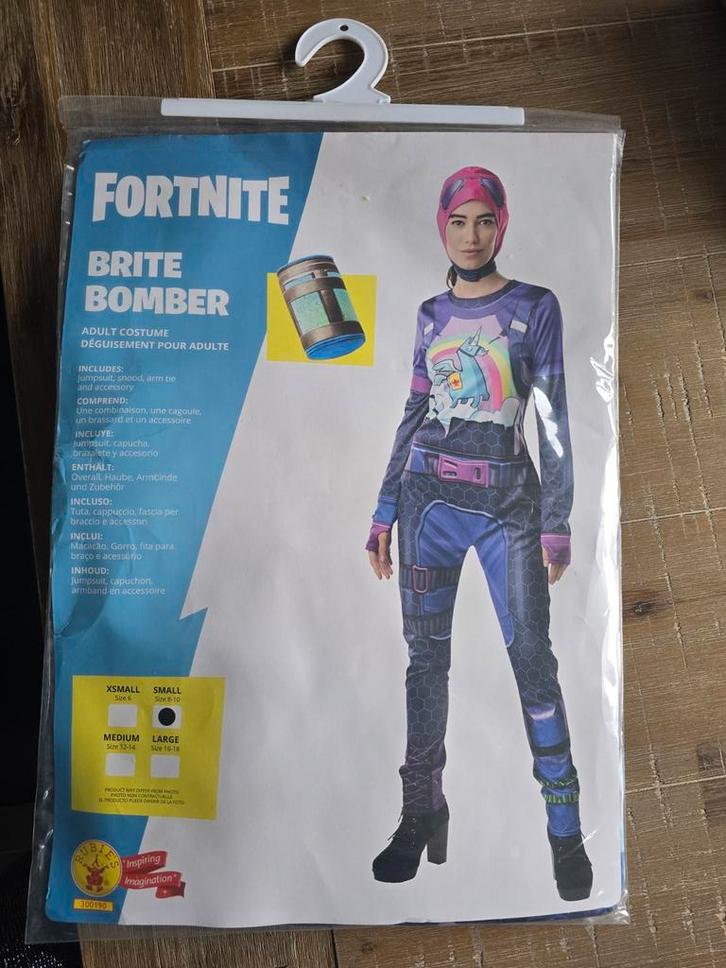 Fortnite Brite Bomber Carnavalspak, Kleding | Dames, Carnavalskleding en Feestkleding, Nieuw, Kleding, Carnaval, Maat 38/40 (M)