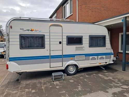 Hobby de Luxe Easy 450 UF 2002,  van 2e eigenaar, Caravans en Kamperen, Caravans, Particulier, tot en met 4, 750 - 1000 kg, Rondzit