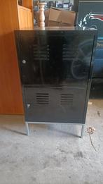 Ijzeren archiefkastje op pootjes, Ophalen, Gebruikt