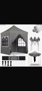 Partytent inklapbaar met zijwanden 2m x2m. Grijs, Ophalen, Partytent, Minder dan 4 meter, Minder dan 5 meter