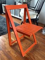 oranje Aldo Jacober Trieste klapstoel jaren 60 70 vintage, Ophalen, Gebruikt, Overige kleuren, Vintage