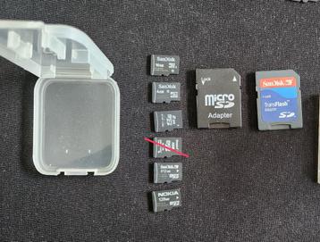 MicroSD cards with adapter beschikbaar voor biedingen