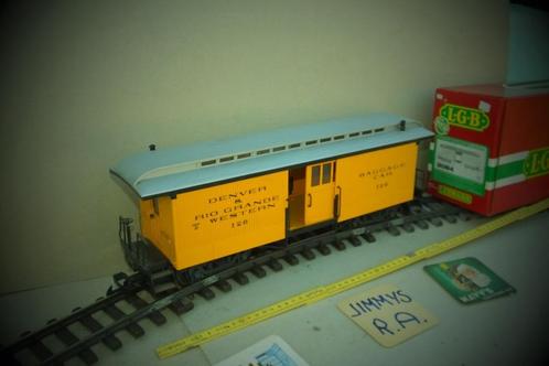 LGB Bagage Car 3084, Hobby en Vrije tijd, Modeltreinen | Overige schalen, Gebruikt, Wagon, Gelijkstroom, LGB, Ophalen of Verzenden