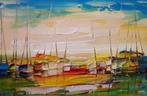 Schilderij - au Mouillage, Ophalen of Verzenden