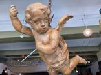 18de eeuw engel putti licht eiken volkskunst, Ophalen