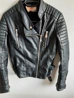 Voyelles kunstleren jasje maat 36 kleur zwart., Zwart, Ophalen of Verzenden, Maat 36 (S), Voyelles