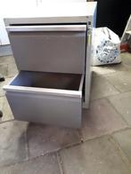 Metalen ladenkastje met slot en sleutel, Huis en Inrichting, Kasten | Roldeurkasten en Archiefkasten, Minder dan 50 cm, Ophalen of Verzenden