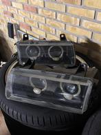 HELLA BMW E36 Angel Eyes Koplampen Zwart coupe cabrio, Auto-onderdelen, Ophalen of Verzenden, BMW