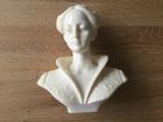 Buste van vrouw A. Giannelli. Ivorine, Antiek en Kunst, Ophalen of Verzenden