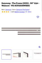Samsung The Frame 50 inch Walnoot Lijst - Nieuw in doos!, Ophalen of Verzenden, Nieuw