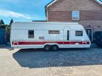 Kabe Royal 740 GXL KS 2021, Caravans en Kamperen, Caravans, Rondzit, Frans bed, 7 tot 8 meter, Bedrijf