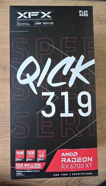XFX RX 6700 XT QICK 319 Ultra 12GB beschikbaar voor biedingen